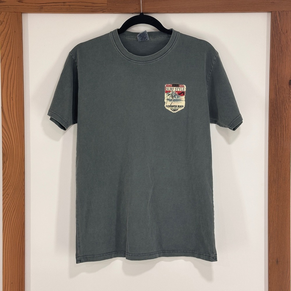 Trading Co Surf Style‎ Clearwater Beach Florida Graphic T Shirt Mens Medium